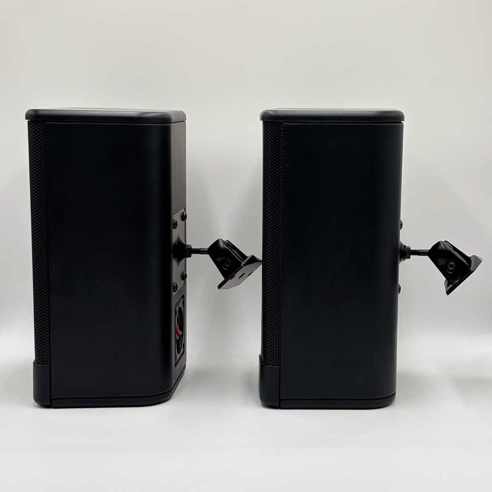 Advent Indoor Outdoor Bookshelf Speakers Black with OmniMount Wall Brackets Pair - Picture 3 of 9